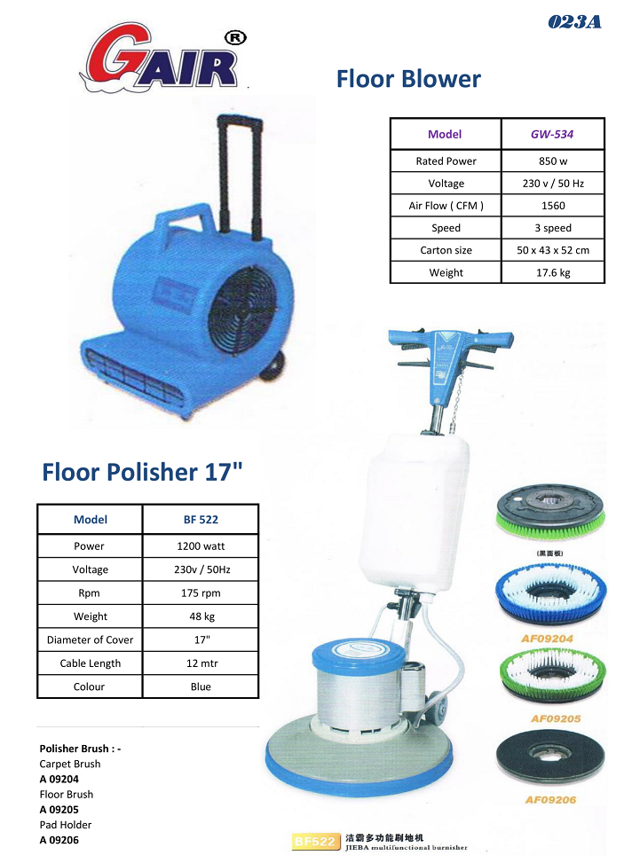 023A BF 534 n BF 522