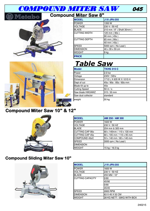 045 Miter Saw