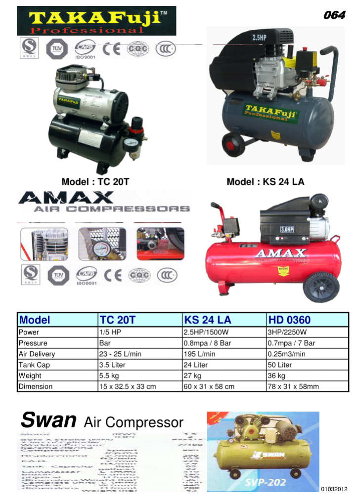 064 Air compressor