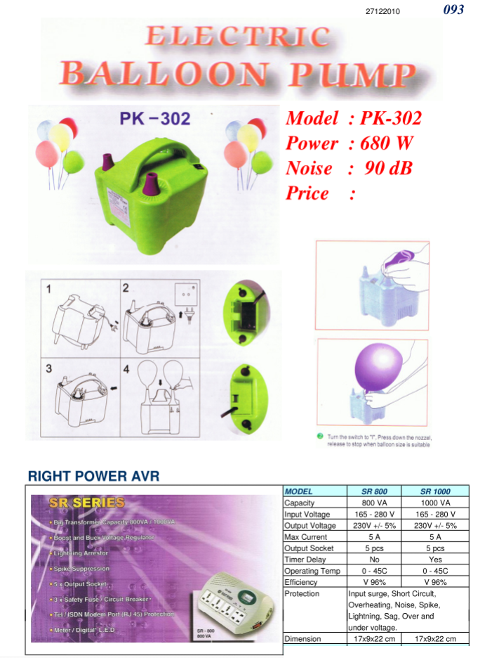 093 Balon Blower n AVR