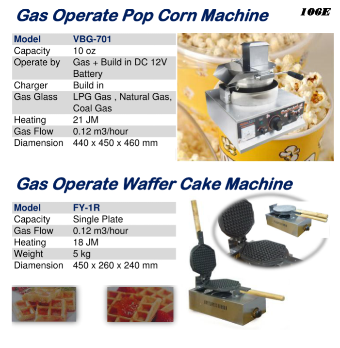 106E Gas Wafer n Pop Corn