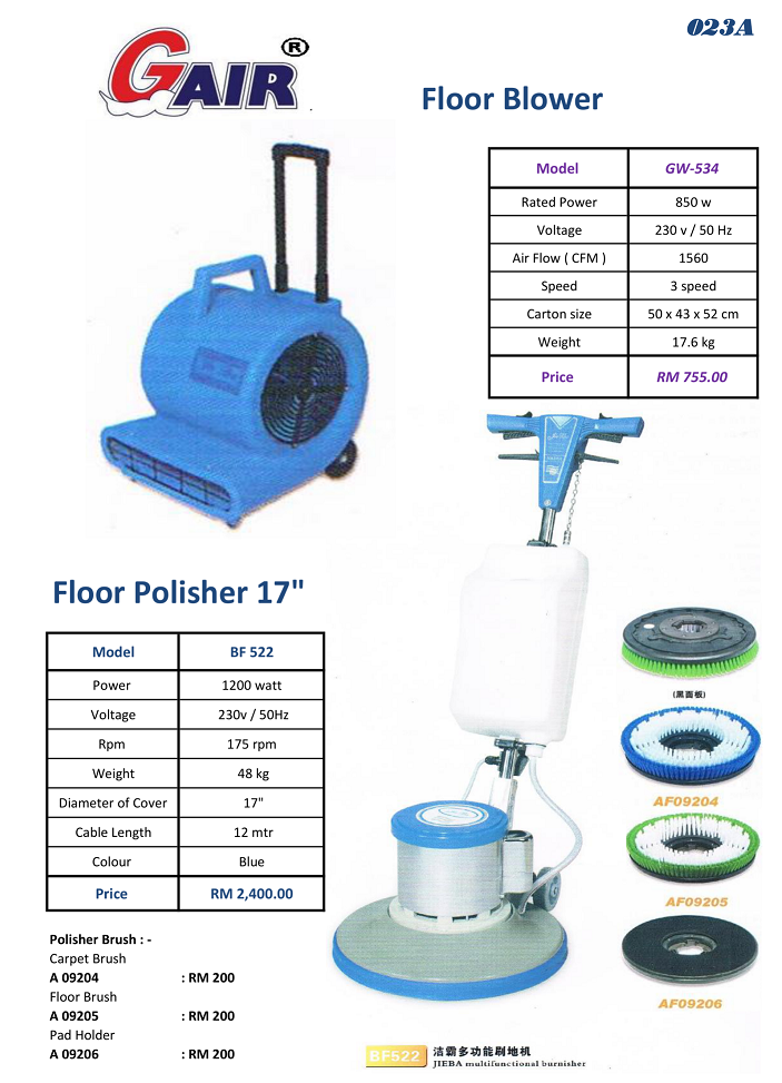 023A BF 534 n BF 522