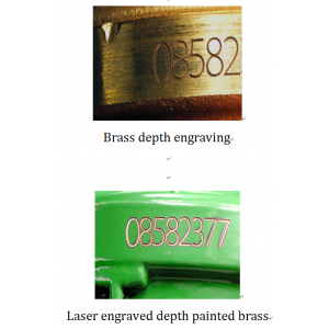 Sample of Laser Depth Engraving