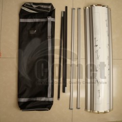 Roll Up Stand - Deluxe Double Screen Wide Base图2