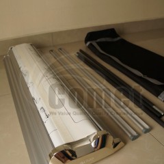 Roll Up Stand - Deluxe Double Screen Wide Base图3