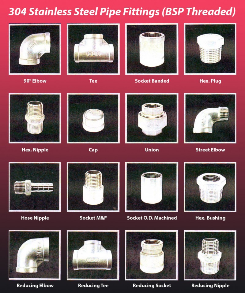 304 Stainless Steel Pipe Fittings