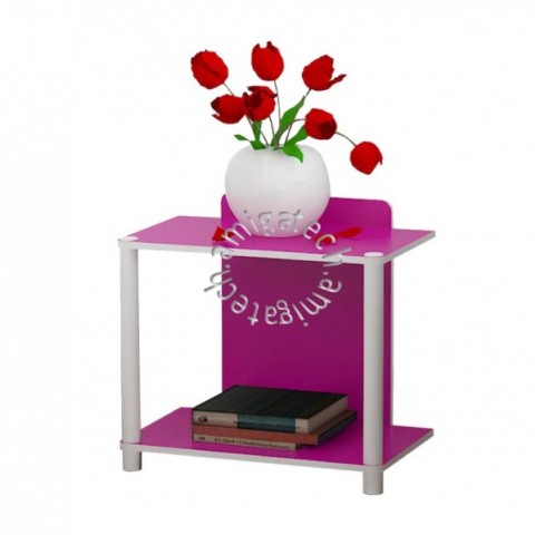 2 Tiers Multipurpose Rack MR 2310 Dark Pink图2