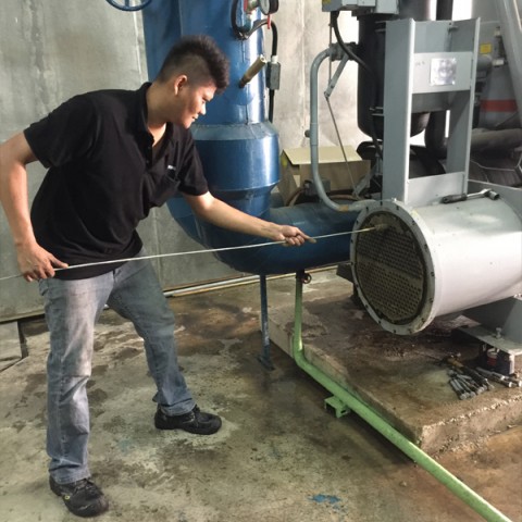 Water Cooled Chiller Condenser Tubing Service图2