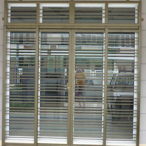 Mild Steel Sliding Door Grille图2