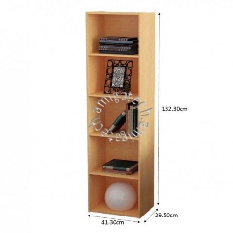 5 Tiers Utility/Book Shelf US 3025 Beechͼ3