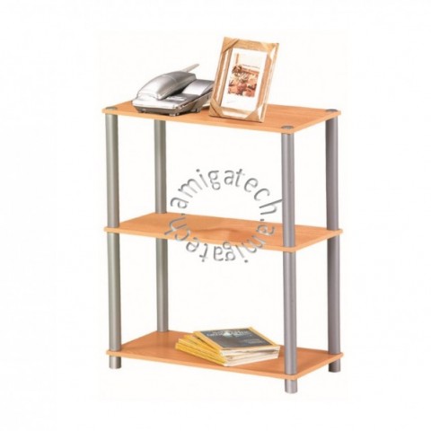 3 Tiers Multipurpose Rack MR 2043 Beech (12mm)图2