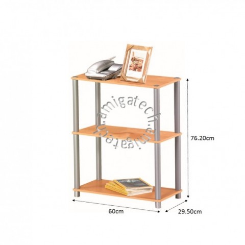 3 Tiers Multipurpose Rack MR 2043 Beech (12mm)图3