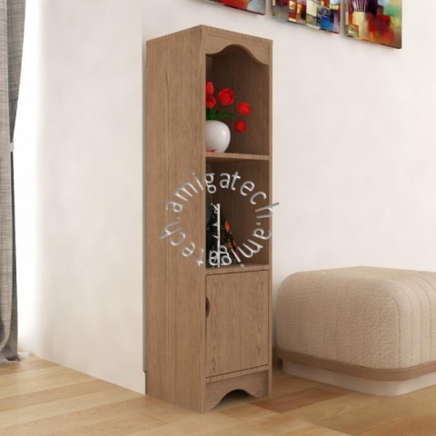 2 Tiers + 1 Door Shelf US 3057 New Oakͼ2