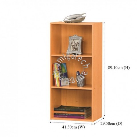 3 Tiers Utility/Book Shelf US 3141 Beech图3