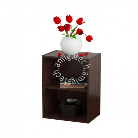 2 Tiers Utility/Book Shelf US 3022 Walnutͼ2