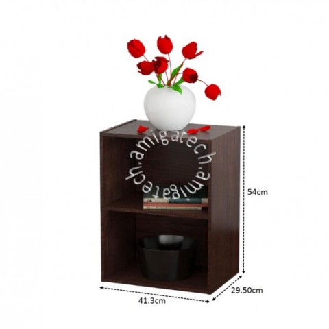 2 Tiers Utility/Book Shelf US 3022 Walnutͼ3