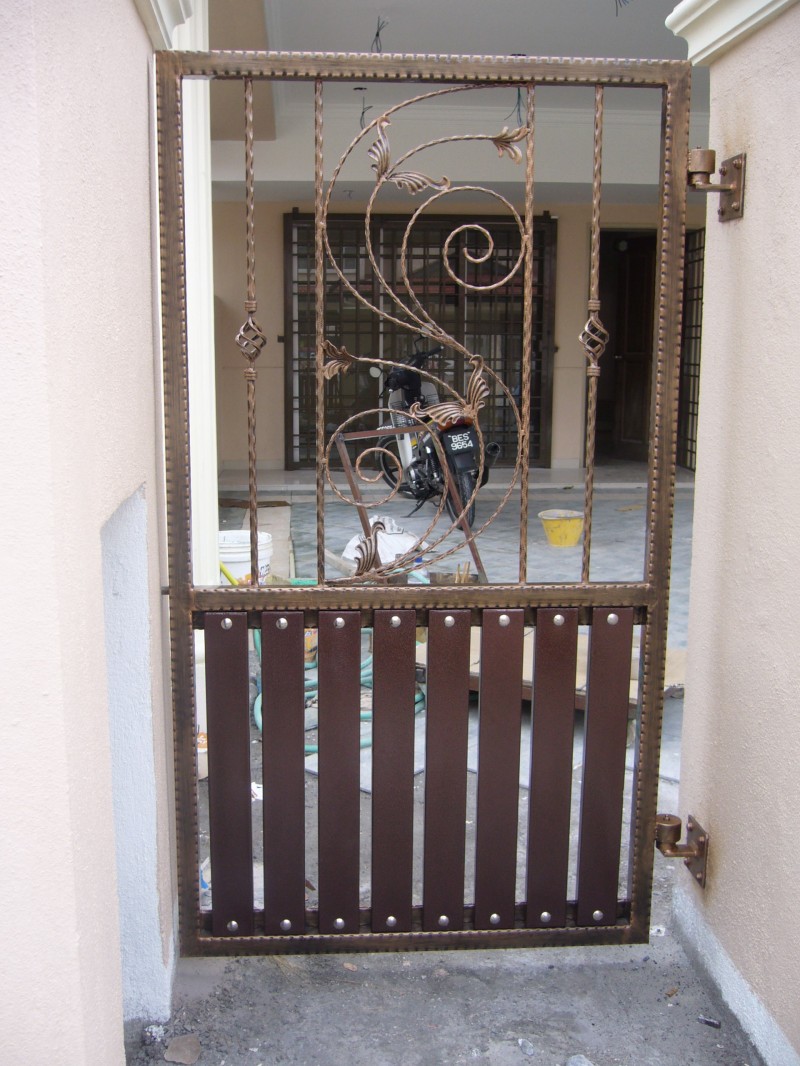 Wrought Iron Side Gate