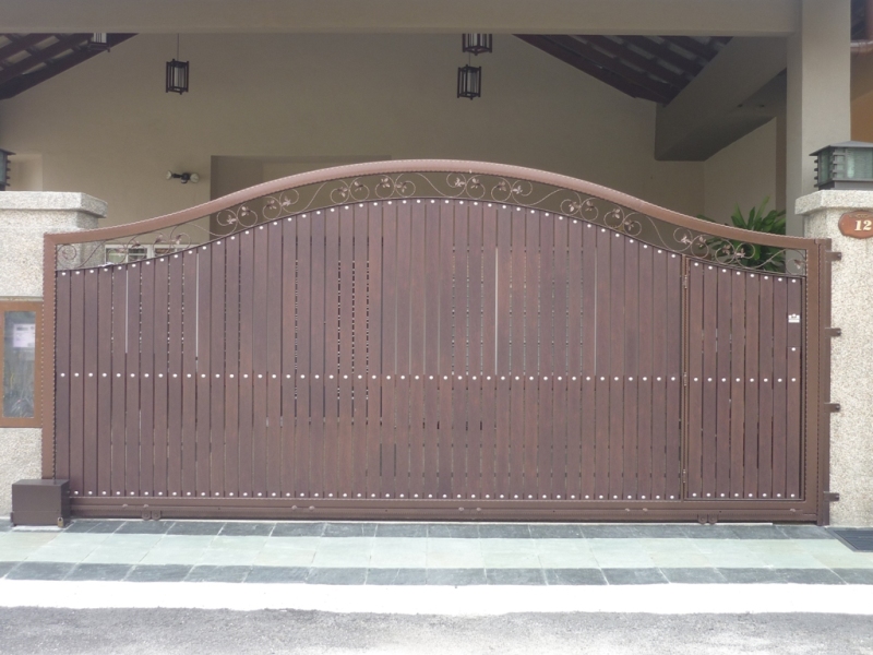 Wrought Iron Sliding Gate
