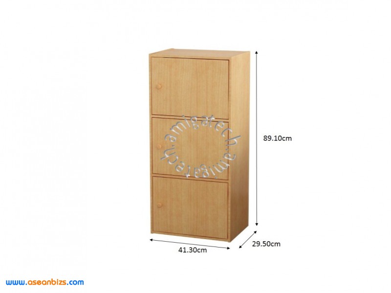 Three Doors Shelf US 3121 Beech (12mm)