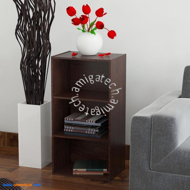 Three Tiers Shelf US 3010 Walnut