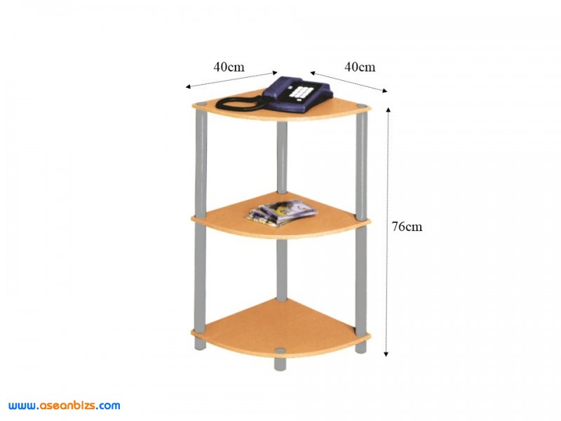Three Tiers Multipurpose Rack MR 2023 Beech