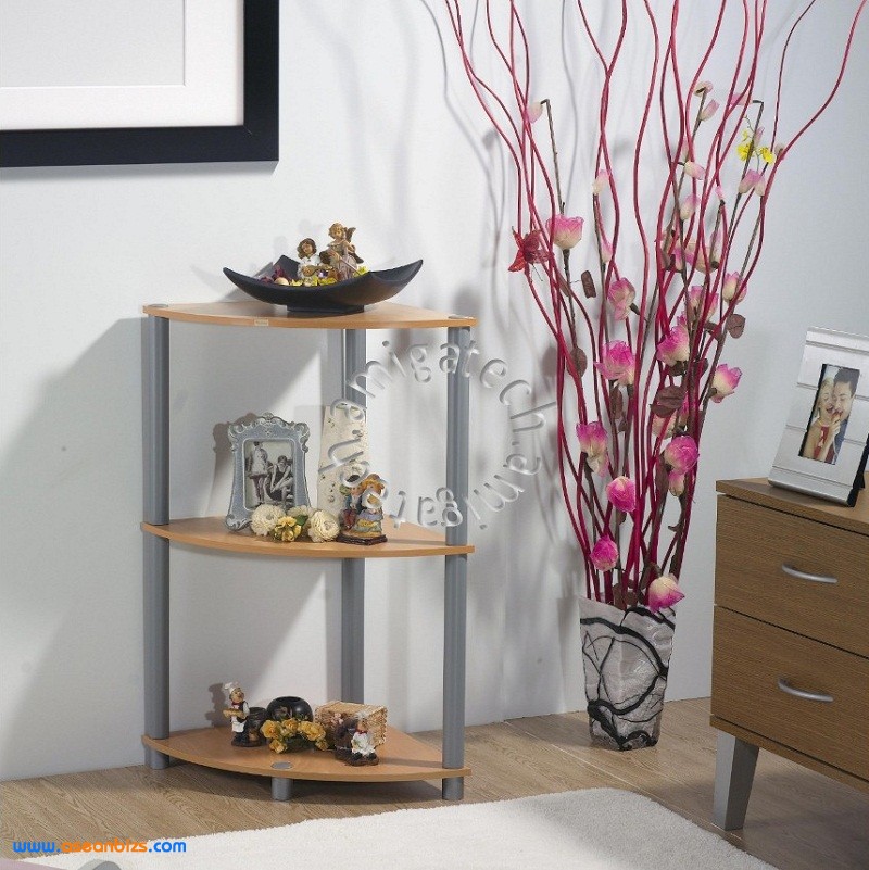 Three Tiers Multipurpose Rack MR 2023 Beech