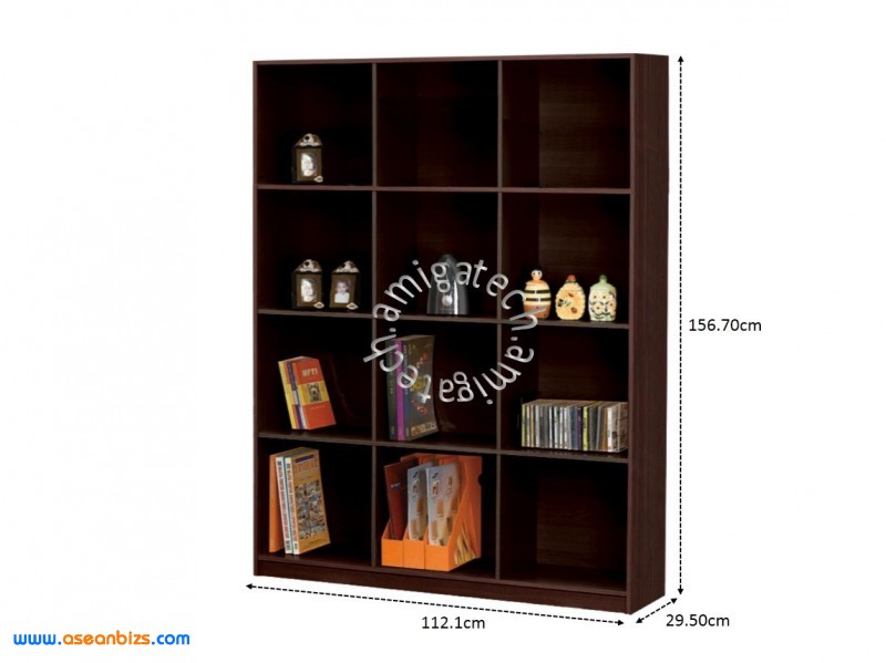 3 x 4Cubes Utility/Book Shelf US 3132 Walnut 3 x 4Cubes Utility/Book Shelf US 3132 Walnut