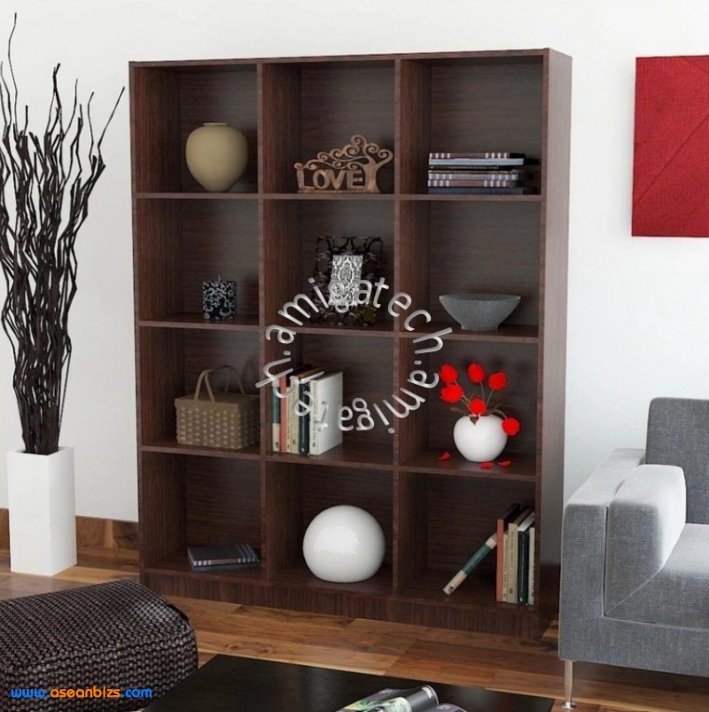 3 x 4Cubes Utility/Book Shelf US 3132 Walnut 3 x 4Cubes Utility/Book Shelf US 3132 Walnut