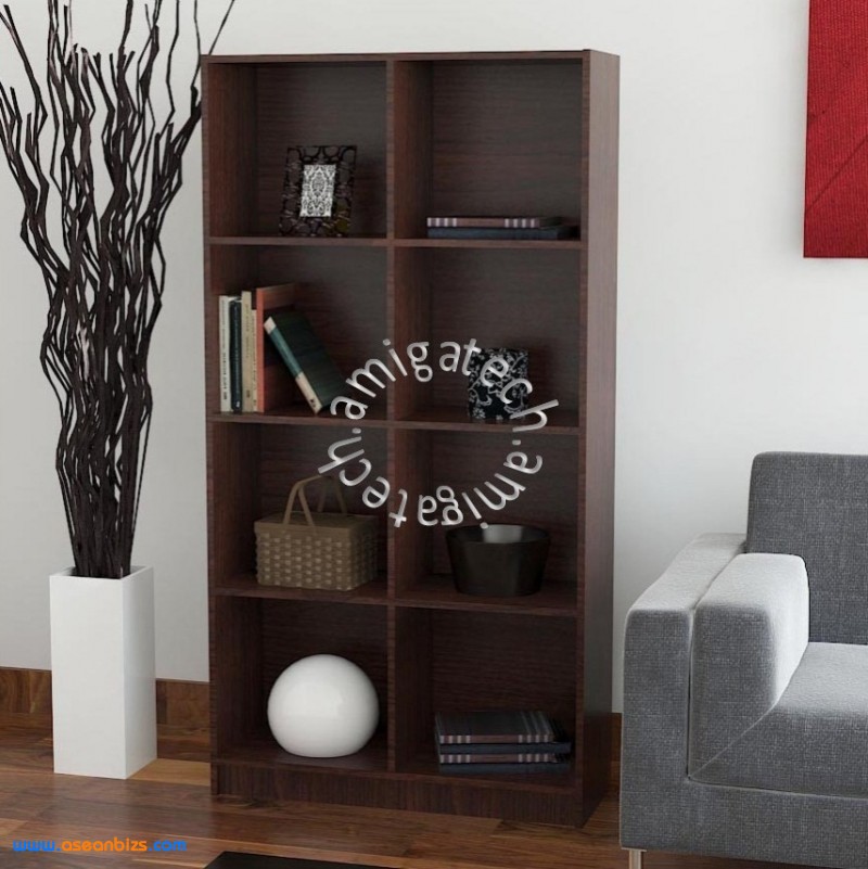 2 x 4Cubes Utility/Book Shelf US 3131 Walnut