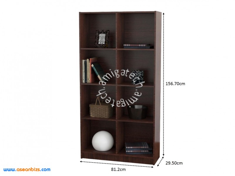 2 x 4Cubes Utility/Book Shelf US 3131 Walnut