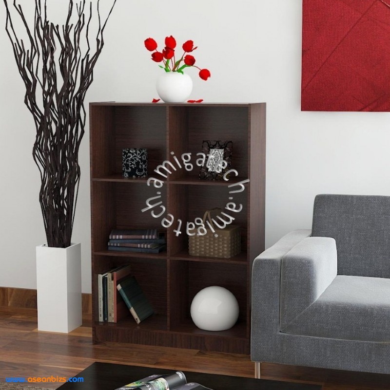 2 x 3Cubes Utility/Book Shelf US 3134 Walnut 2 x 3Cubes Utility/Book Shelf US 3134 Walnut