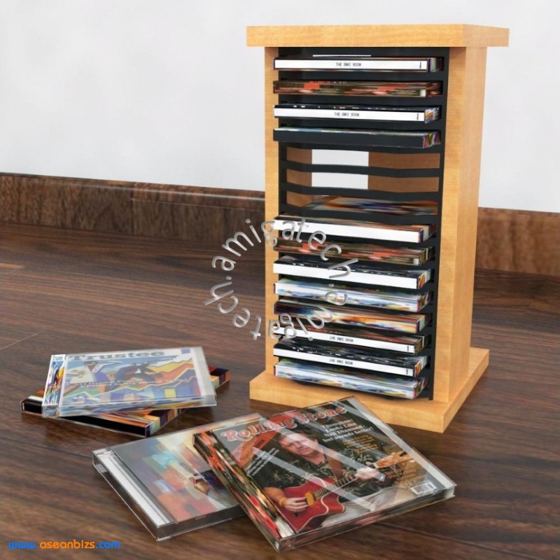 CD Rack CD 16 Beech