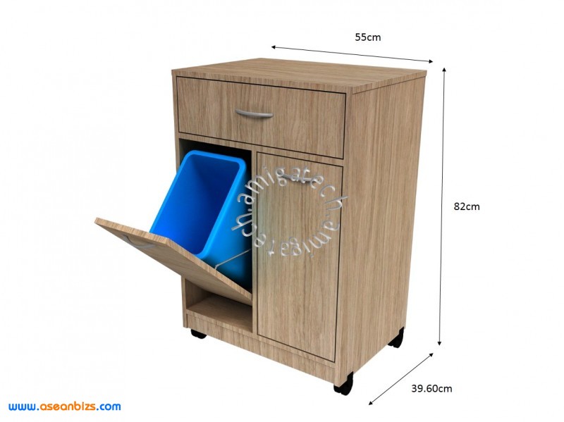 Friendly Dustbi<em></em>n (Kitchen Cabinet) KC 2400 New Oak Friendly Dustbi<em></em>n (Kitchen Cabinet) KC 2400 New Oak