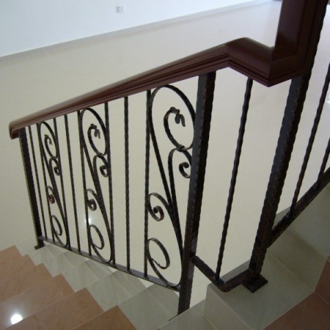 Wrought Iron Staircase Handrail图3
