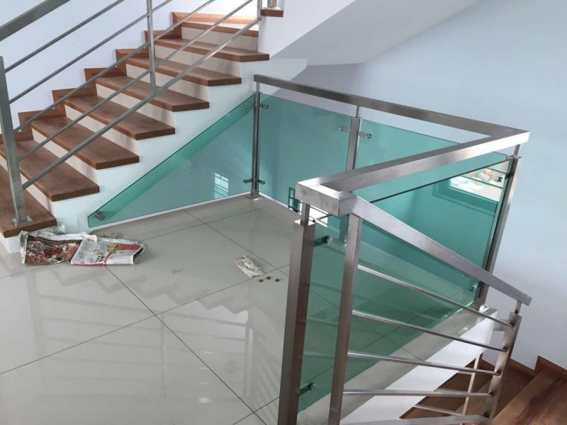 Stainless Steel Staircase Handrail - 06 Stainless Steel Staircase Handrail - 06