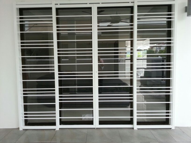 Mild Steel Sliding Door Grille - 08 Mild Steel Sliding Door Grille - 08