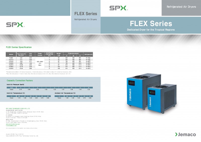 Refrigerant Air Dryers - FLEX Series