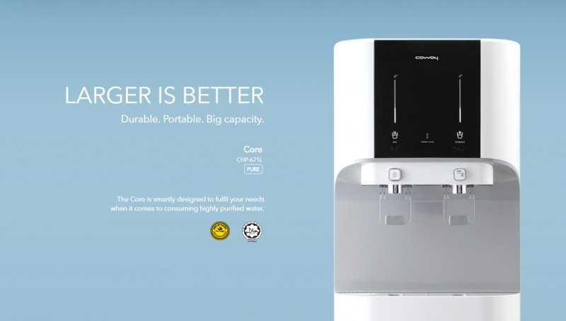 Larger is Better - Core (CHP-671L) Water Purifier