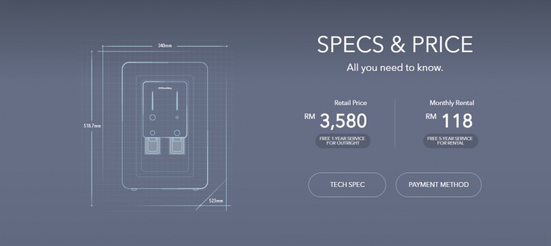 Price - Villaem (CHP-08AR) Water Purifier