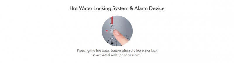 Hot Water Locking System & Alarm Device - Petit (CHP-06DL) Water Purifier