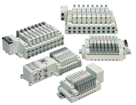 SMC Valve Islands (click to enlarge) SMC Valve Islands