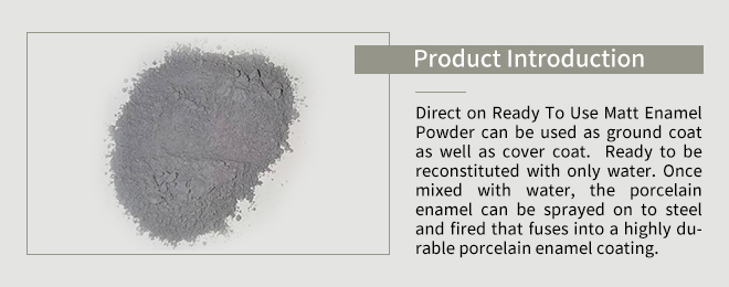 Factory price o<em></em>nce coat ready to use Matte Enamel Powder for cookware coating