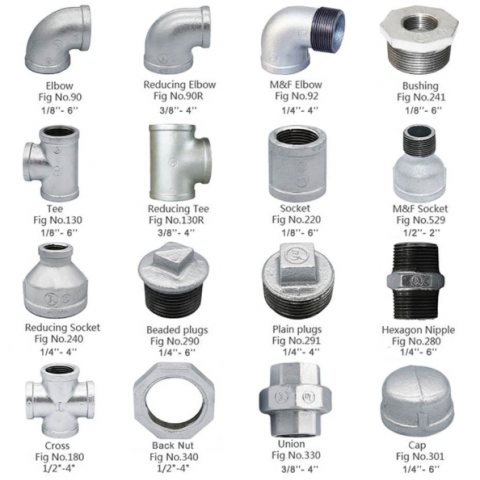 Male and Female Threaded Long Radius Elbow Bend 90 Degree Fig.1ͼ3