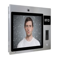 15 Inch 200w Webcam Android 8.0 Touch Screen Computer With Fingerprint Recognition