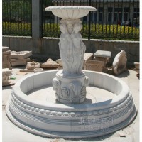 Customized outdoor simple character-shaped fountain