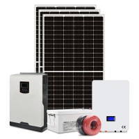 Residential 5kw Complete Solar Panel Kit For Home Solar Power System With Lithium Or Lead Acid Batte