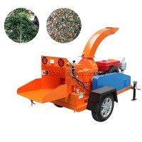 The working principle of the tree branch crusher