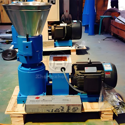 How does the feed pellet machine work图3