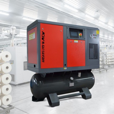 MDW-15KW Energy Saving 4-in-1 All In One Screw Air Compressor图2