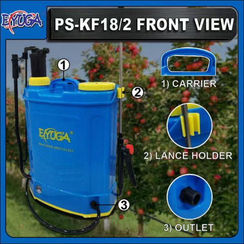 EYUGA 2 IN 1 (18L) KNAPSACK BATTERY SPRAYER PUMP图4